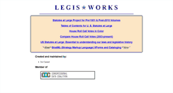 Desktop Screenshot of legisworks.org